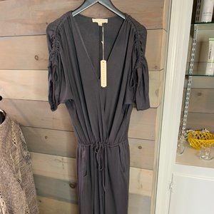 Charcoal Knit Jumpsuit